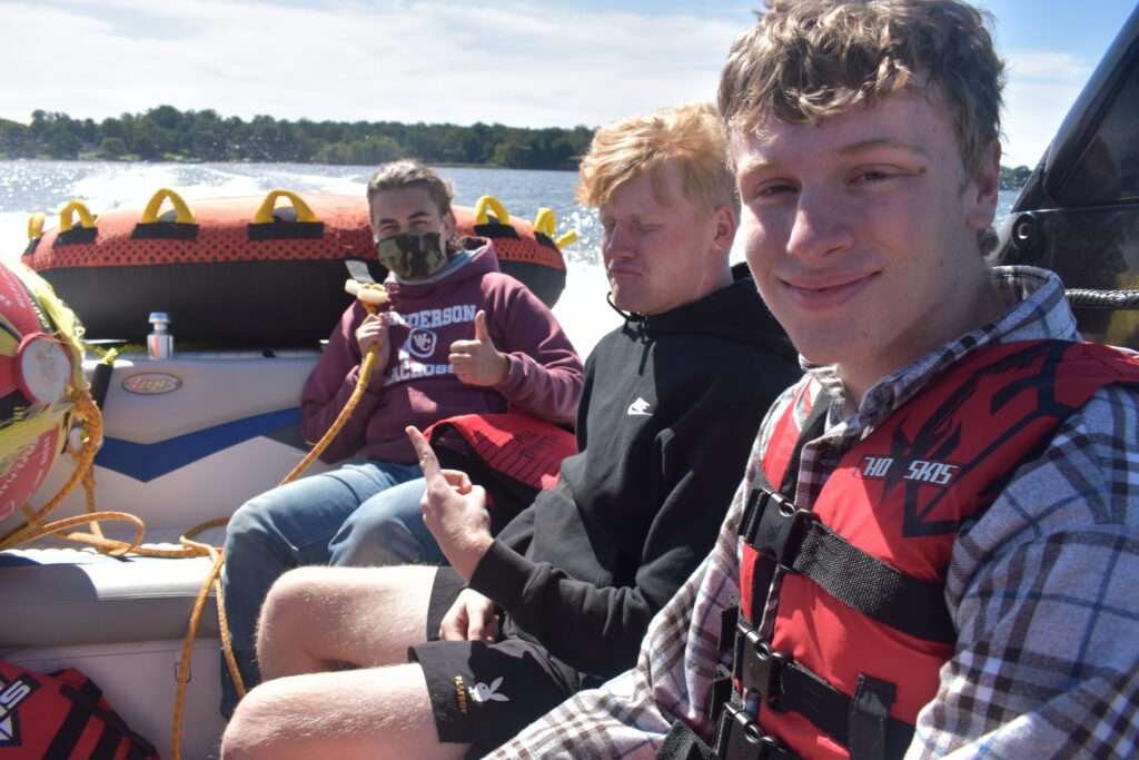 Chill'n on the boat