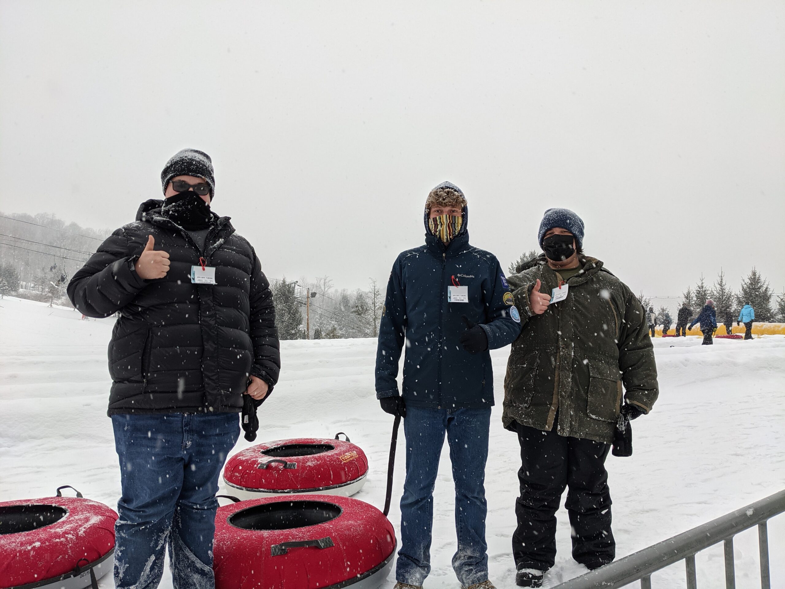 Scouts Snow Tubing